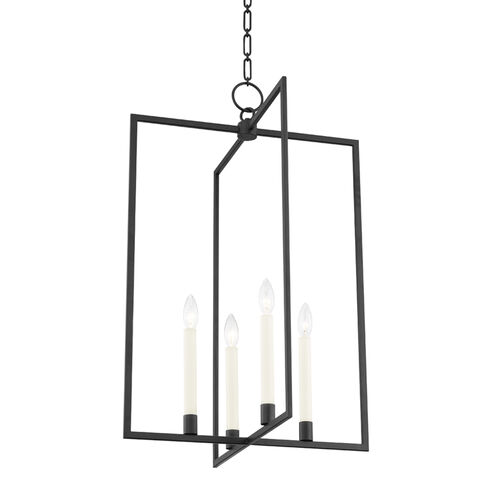 Middleborough 4 Light 20 inch Aged Iron Pendant Ceiling Light, Large