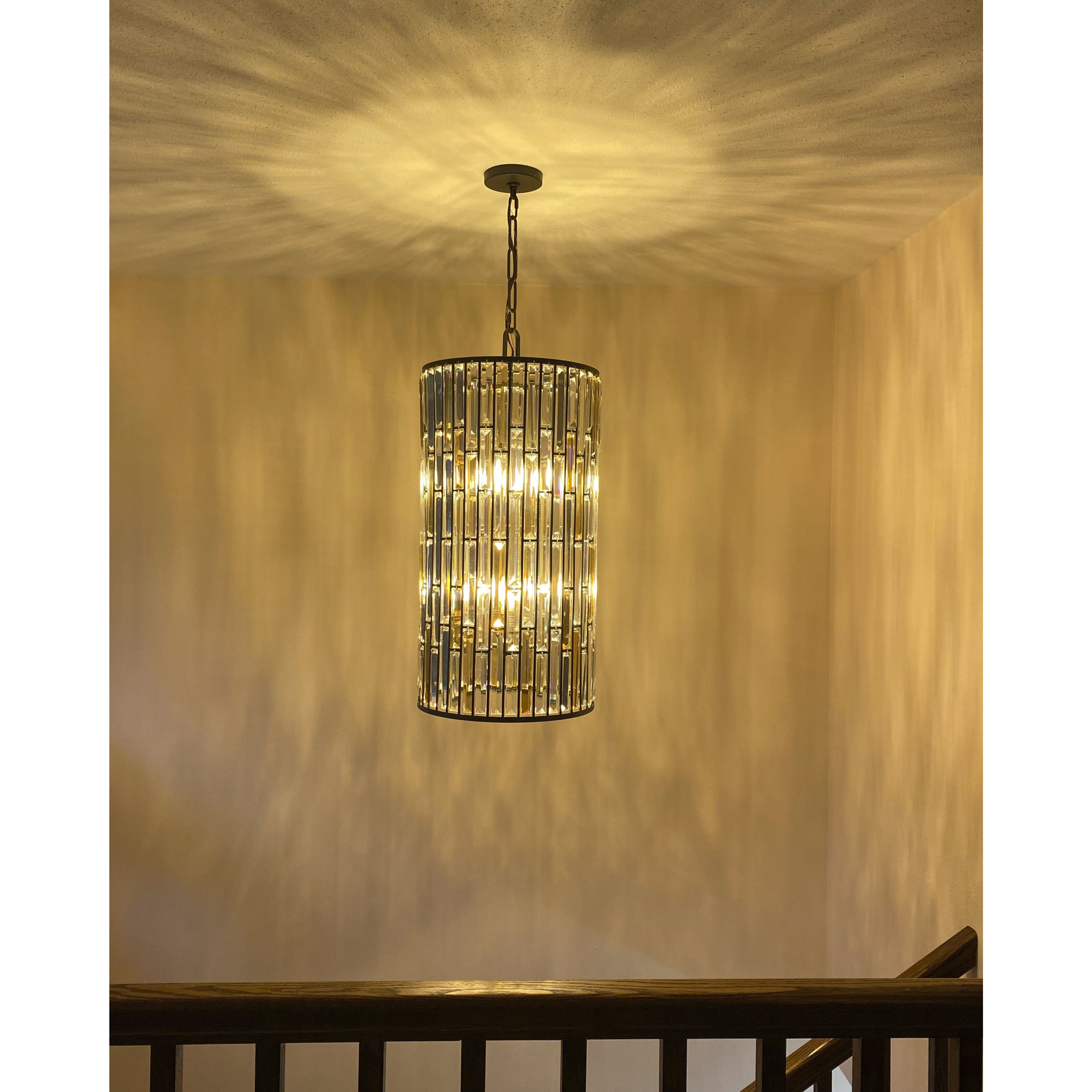 Gemma LED 16 inch Vintage Bronze Foyer Light Ceiling Light, Large