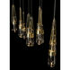 Link 10 Light 44.5 inch Modern Brass Pendant Ceiling Light, Rectangular