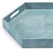 Hex Turquoise Serving Tray