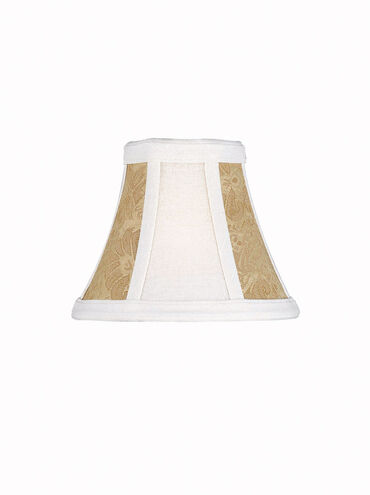 Chandelier Stone/Cream Gold Candelabra Shade