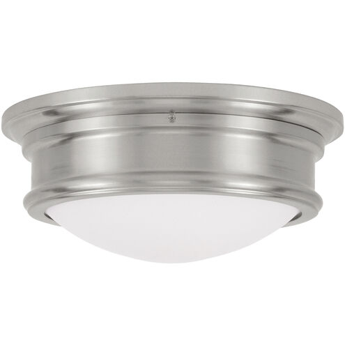 Astor 2 Light 13 inch Brushed Nickel Flush Mount Ceiling Light