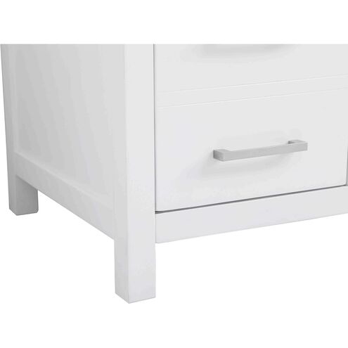 Lewis 60 X 22 X 34 inch White Vanity Sink Set