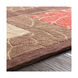 Cosmopolitan 156 X 108 inch Burnt Orange/Dark Brown/Khaki/Tan Rugs, Polyester