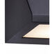 Corwin Family 1 Light 4.5 inch Matte Black Outdoor Wall Sconce in 4" D x 4.5" W x 4.5" H, EVOLV