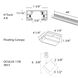 Ocularc 3 Light 120 Platinum Track Accessory Ceiling Light