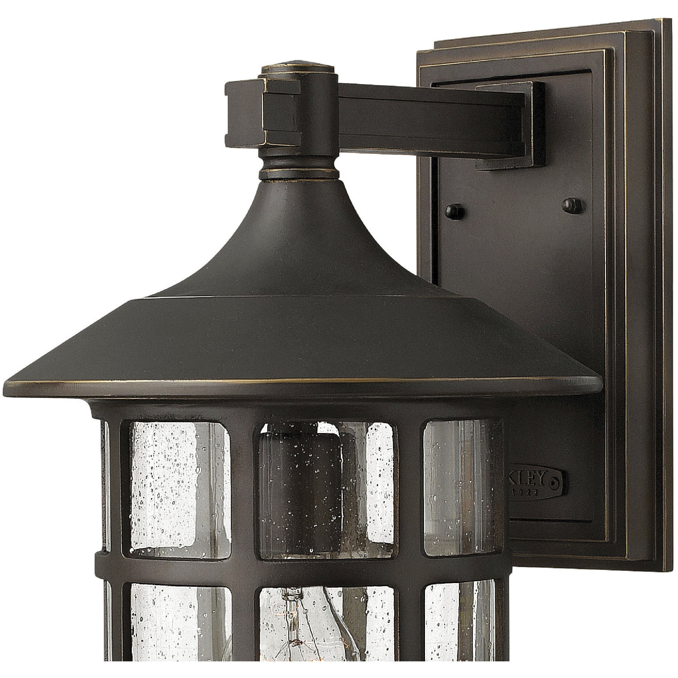 Freeport Outdoor Wall Mount Lantern in Oil Rubbed Bronze, Large