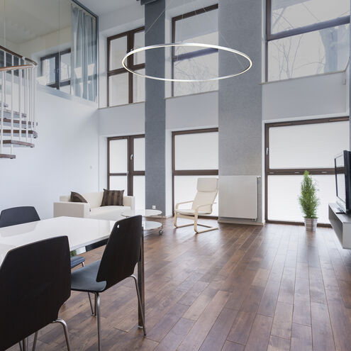 Tania 60 inch Silver Chandelier Ceiling Light