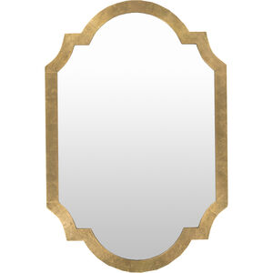 Norway 45 X 30 inch Gold Mirror, Arch/Crowned Top
