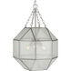 Mauldin 3 Light 17 inch Brushed Nickel Pendant Ceiling Light, Design Series