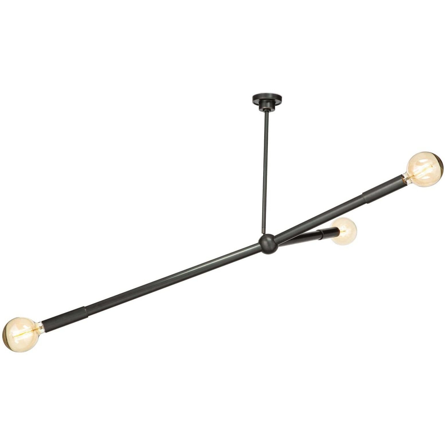 Talon 3 Light 51.25 inch Oil Rubbed Bronze Chandelier Ceiling Light