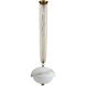 Volterra LED 17 inch Winter Brass LED Pendant Ceiling Light