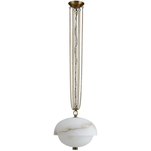 Volterra LED 17 inch Winter Brass LED Pendant Ceiling Light