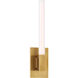 Ian K. Fowler Mafra LED 3 inch Hand-Rubbed Antique Brass Bath Sconce Wall Light, Small