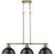 Yep Duncan Island Light Ceiling Light in Aged Brass, Matte Black