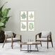 Florals Collection Green Framed Art