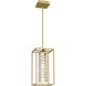 Dazzle LED 8 inch Soft Gold Mini Pendant Ceiling Light