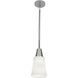 Wheatley 1 Light 6.25 inch Polished Chrome Pendant Ceiling Light in Cased White Glass