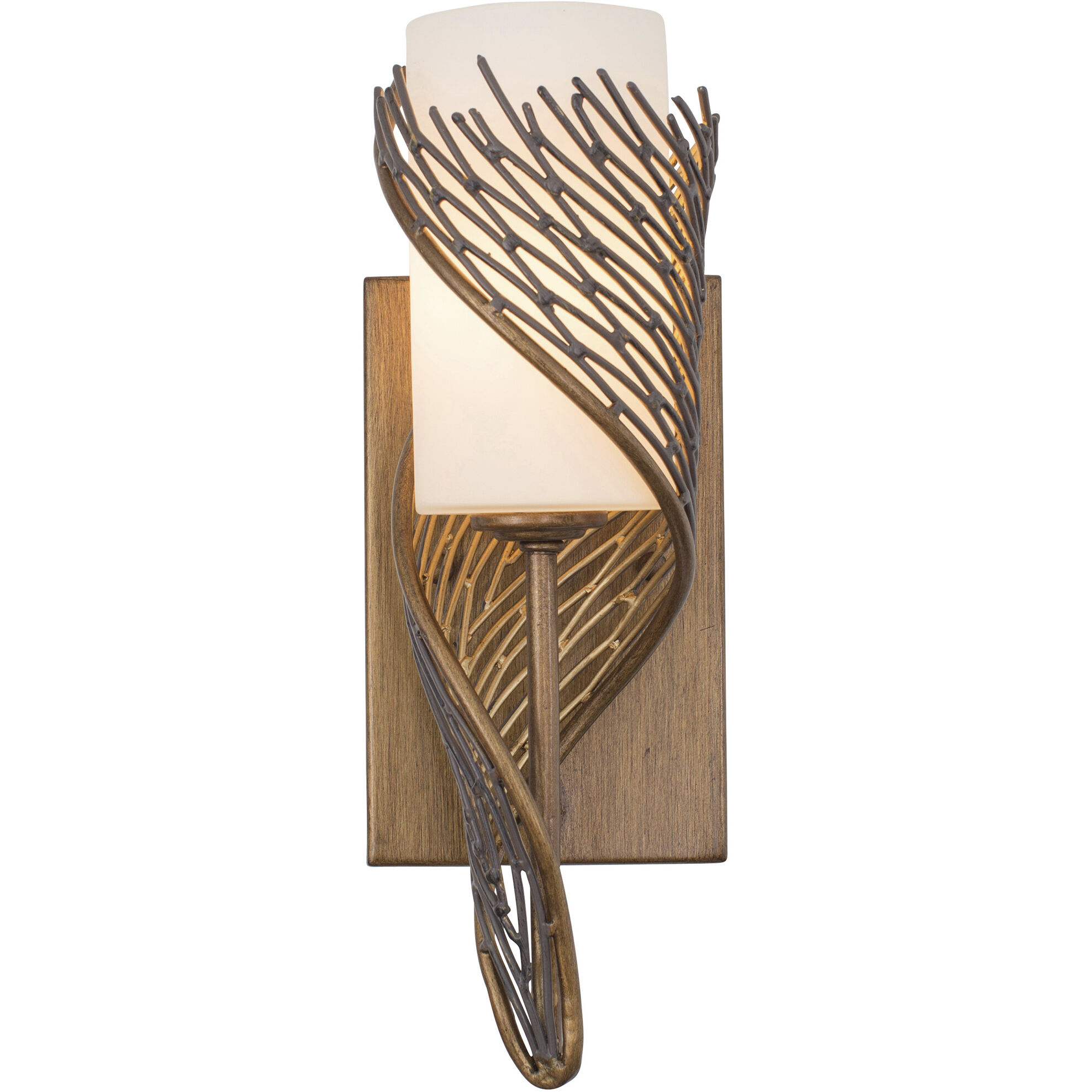 Flow 1 Light 4.5 inch Hammered Ore Right Sconce Wall Light