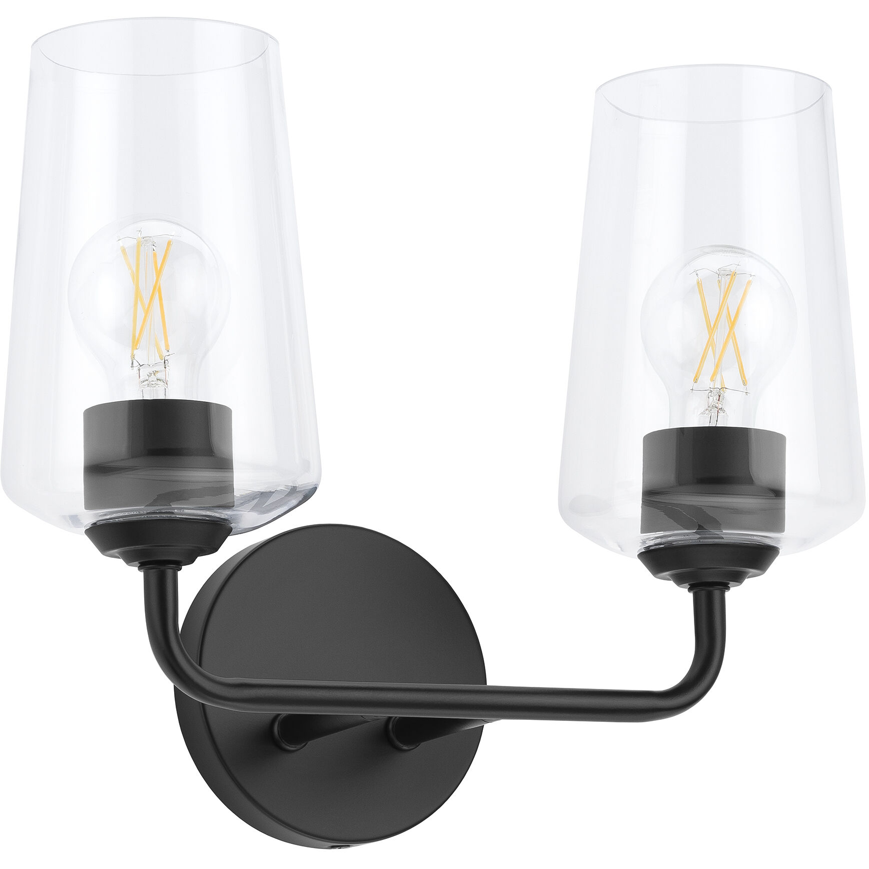 Celino 2 Light 14 inch Black Vanity Light Wall Light