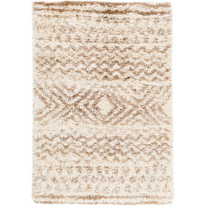 Rhapsody 120 X 94 inch Cream/Wheat/Taupe/Dark Brown Rugs, Polyester and Wool