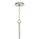 Dion LED 40.5 inch Polished Nickel Chandelier Ceiling Light