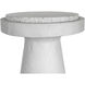 Book 21 X 16 inch White Accent Table, Outdoor