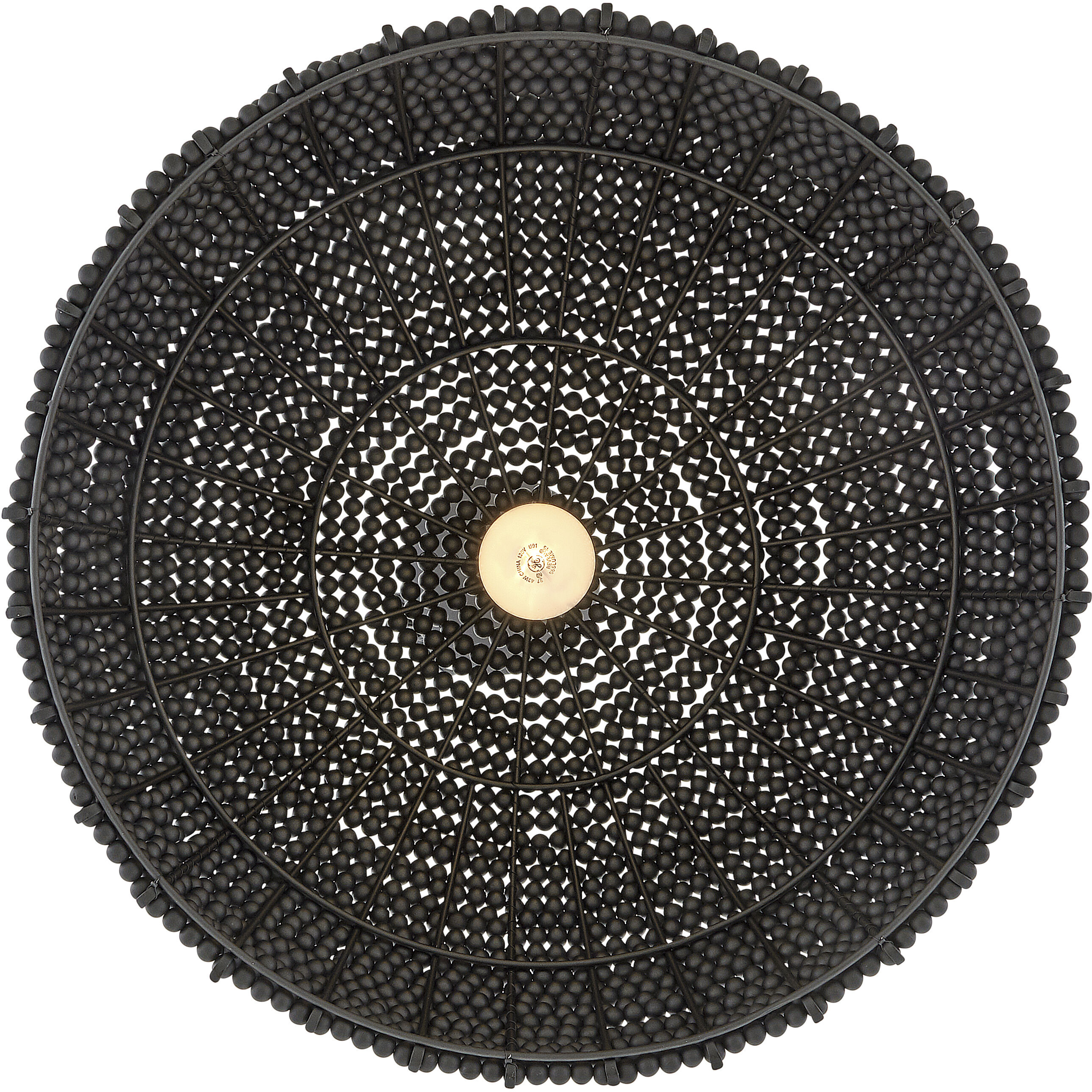 Dalia 1 Light 20 inch Black Pendant Ceiling Light, Pendant