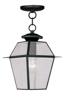 Westover 1 Light 8 inch Black Outdoor Pendant Lantern