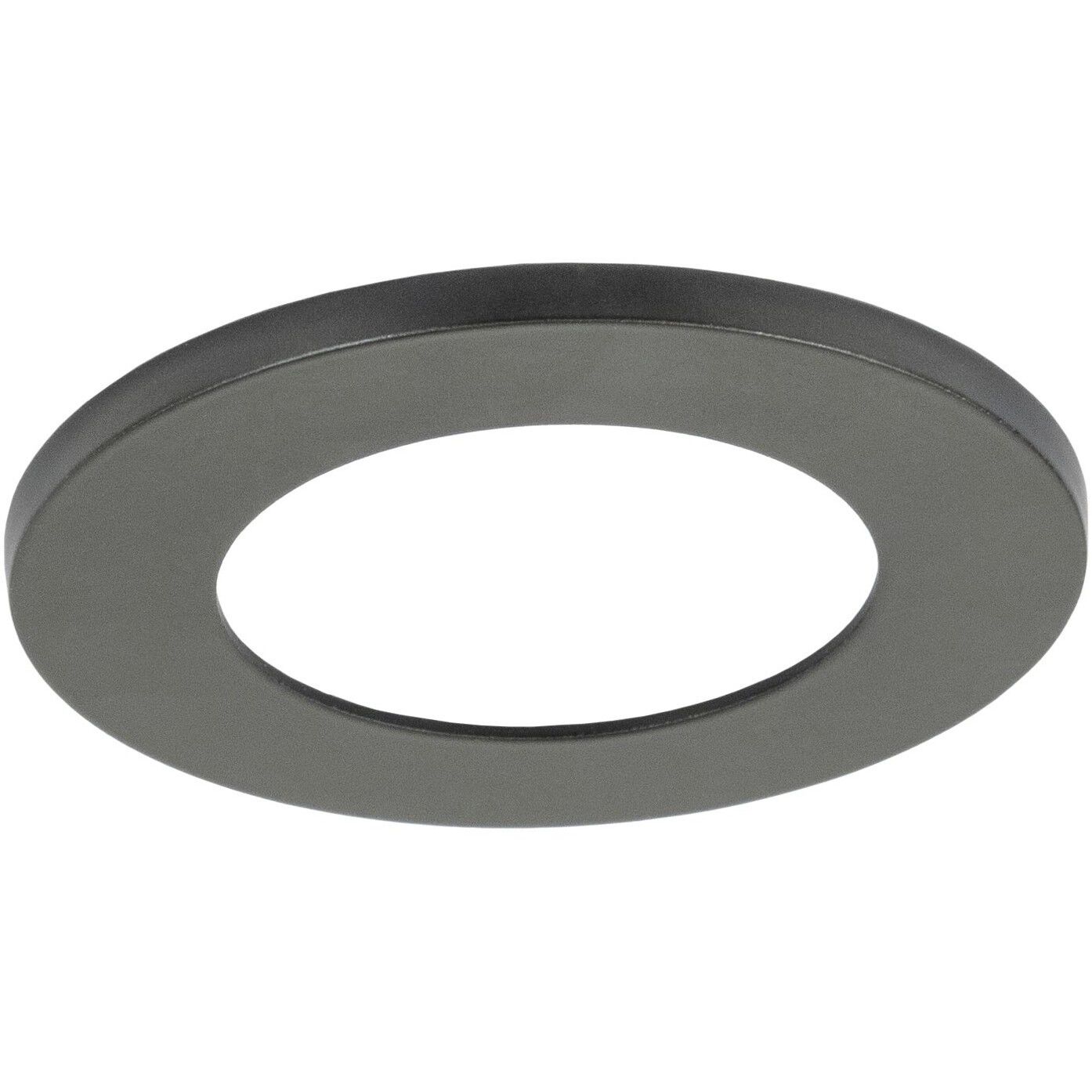 Miniature Black Downlight Trim, Round