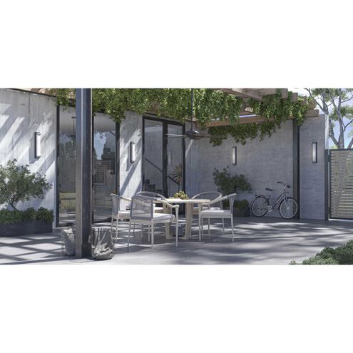 Z-1080 LED LED 24 inch Textured Black Outdoor Sconce, Large, Progress LED