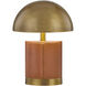 Coco & Dash Conrad 9.88 inch 2.3 watt Brass Rechargable Table Lamp Portable Light