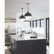 Montreux 1 Light 15.75 inch Oil Rubbed Bronze and Natural Brass Pendant Ceiling Light
