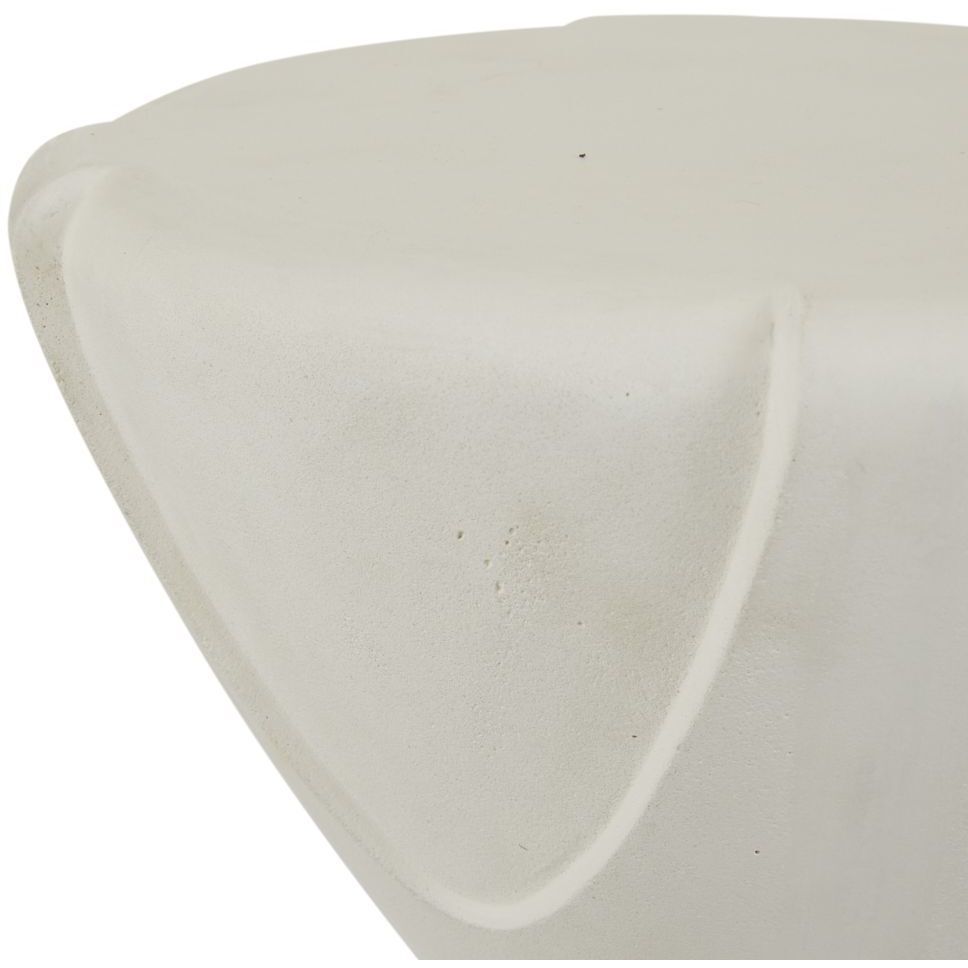 Dewey 11.5 inch Ivory Outdoor Accent Table