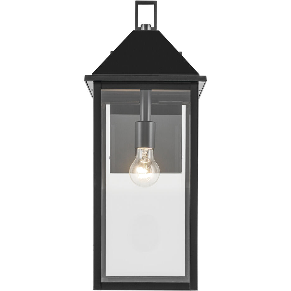 Prin 1 Light 22 inch Black Outdoor Wall Light, Large