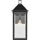Prin 1 Light 22 inch Black Outdoor Wall Light, Large