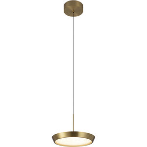 Rhythm LED 11.8 inch Antique Brass Pendant Ceiling Light