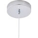 Canada LED 2 inch Chrome LED Pendant Ceiling Light