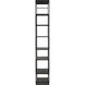 Marquise Matte Black Bookcase