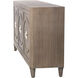 Brooks Straight Grain Ash Veneer In Gray Cabinet 