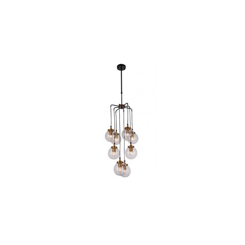 Canada 8 Light 16 inch Black Chandelier Ceiling Light