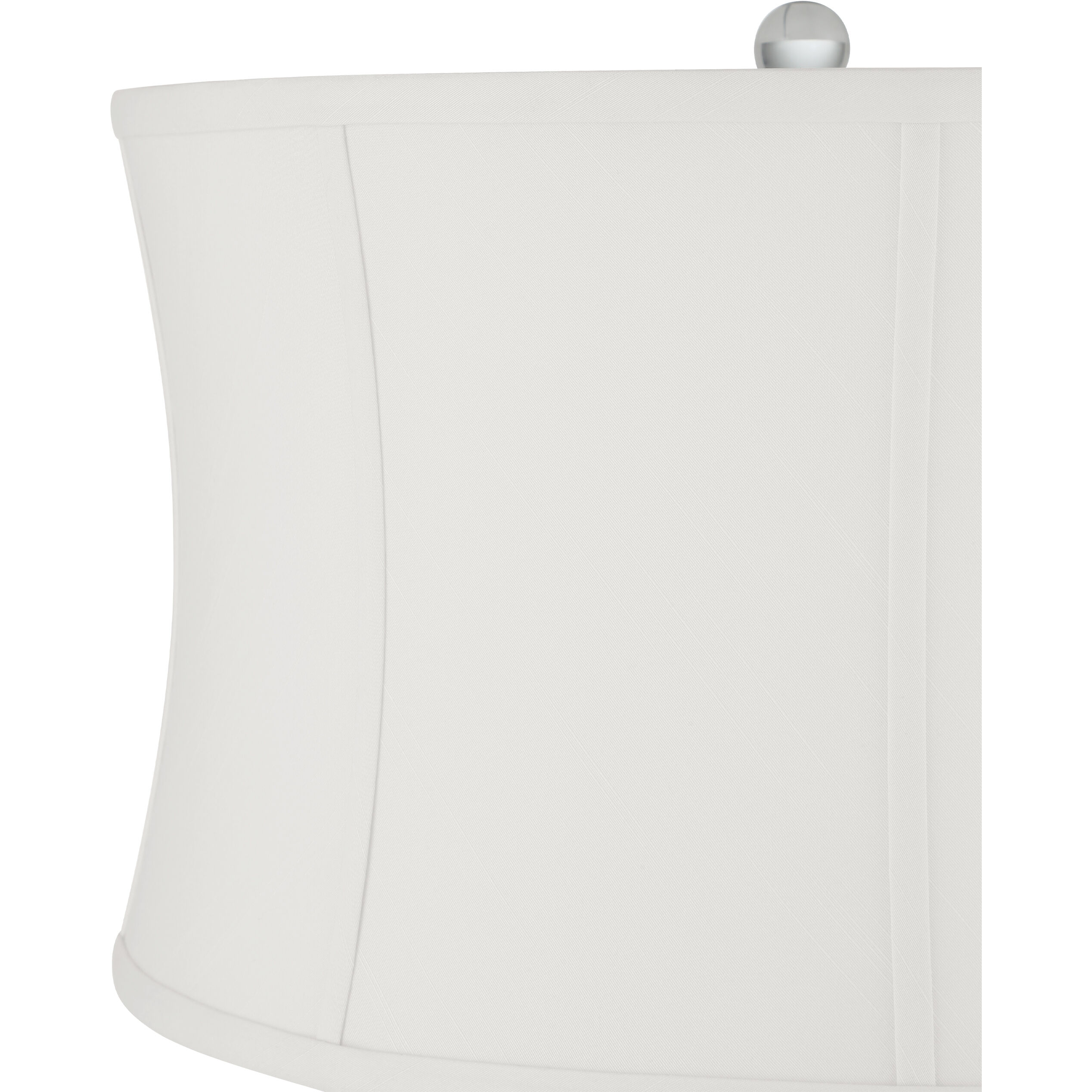 Zeta 30.75 inch 150.00 watt White/Clear Table Lamp Portable Light