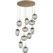 Cosmos LED 11 Light 37.80 inch Chandelier