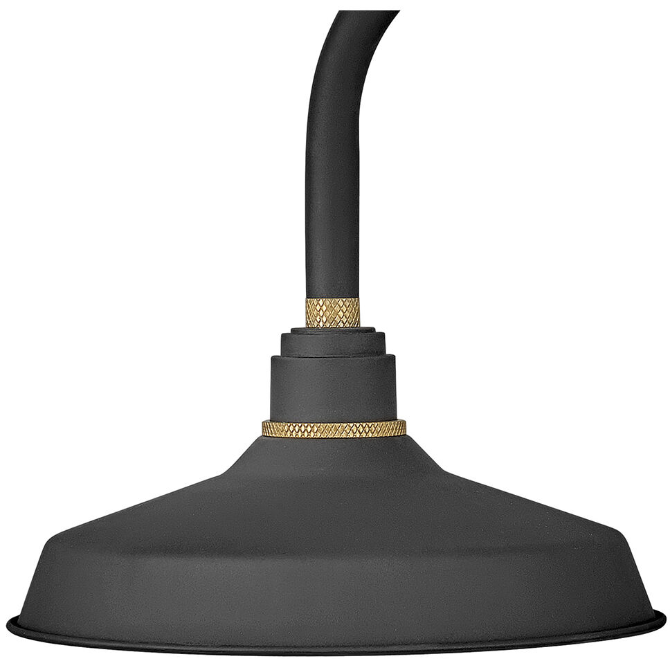 Hinkley Foundry Classic Outdoor Textured Black 1 Light