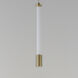 Cortex LED 1.5 inch Natural Aged Brass Single Pendant Ceiling Light