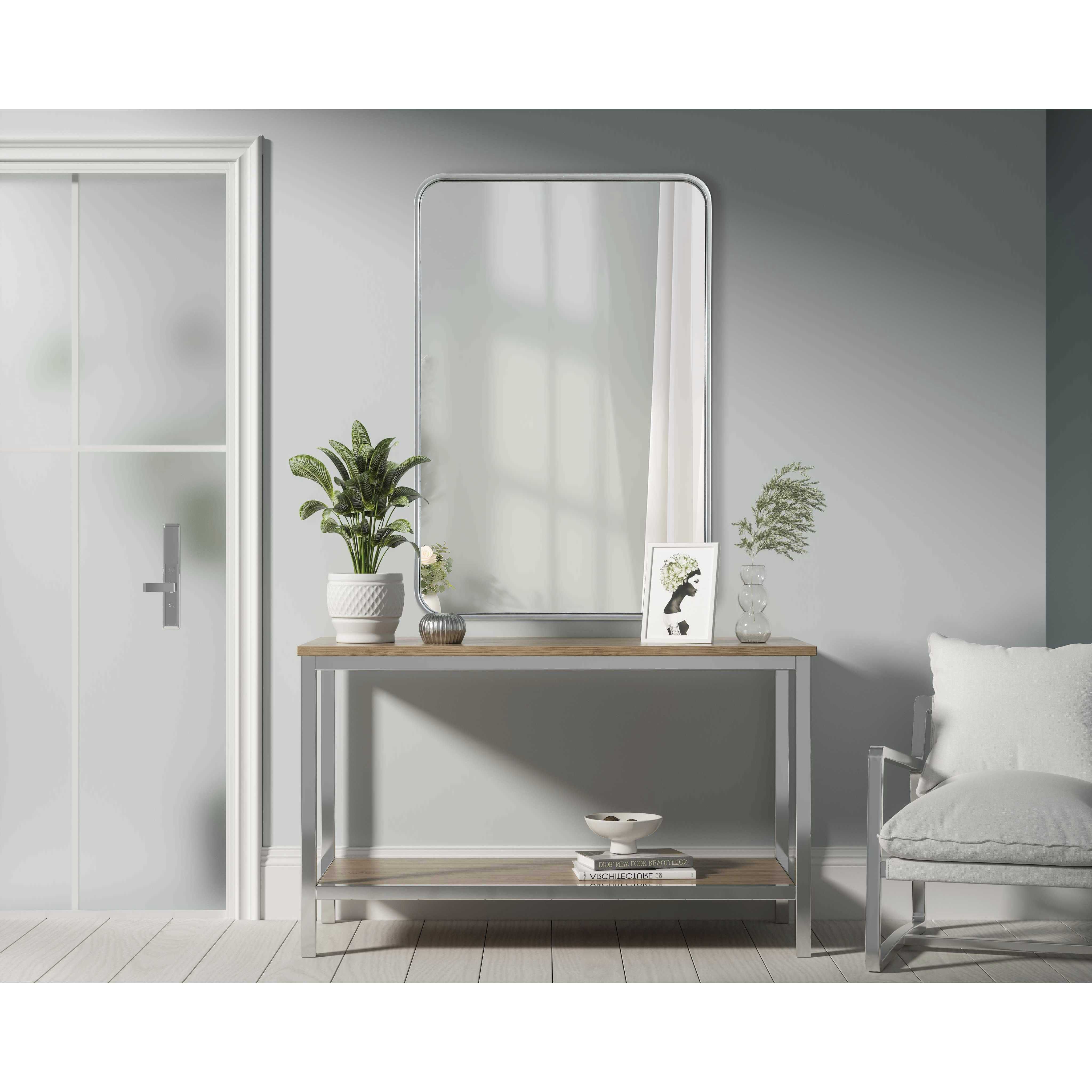 Remy 36 X 24 inch Silver Mirror