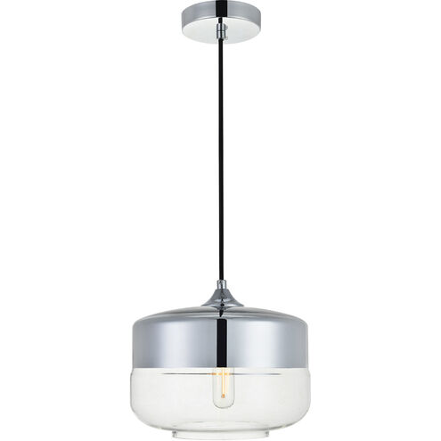 Lock Haven 1 Light 10 inch Chrome Pendant Ceiling Light