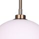 Simone 1 Light 9.75 inch Gold Pendant Ceiling Light
