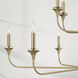 Presley 10 Light 56 inch Aged Brass Chandelier Ceiling Light