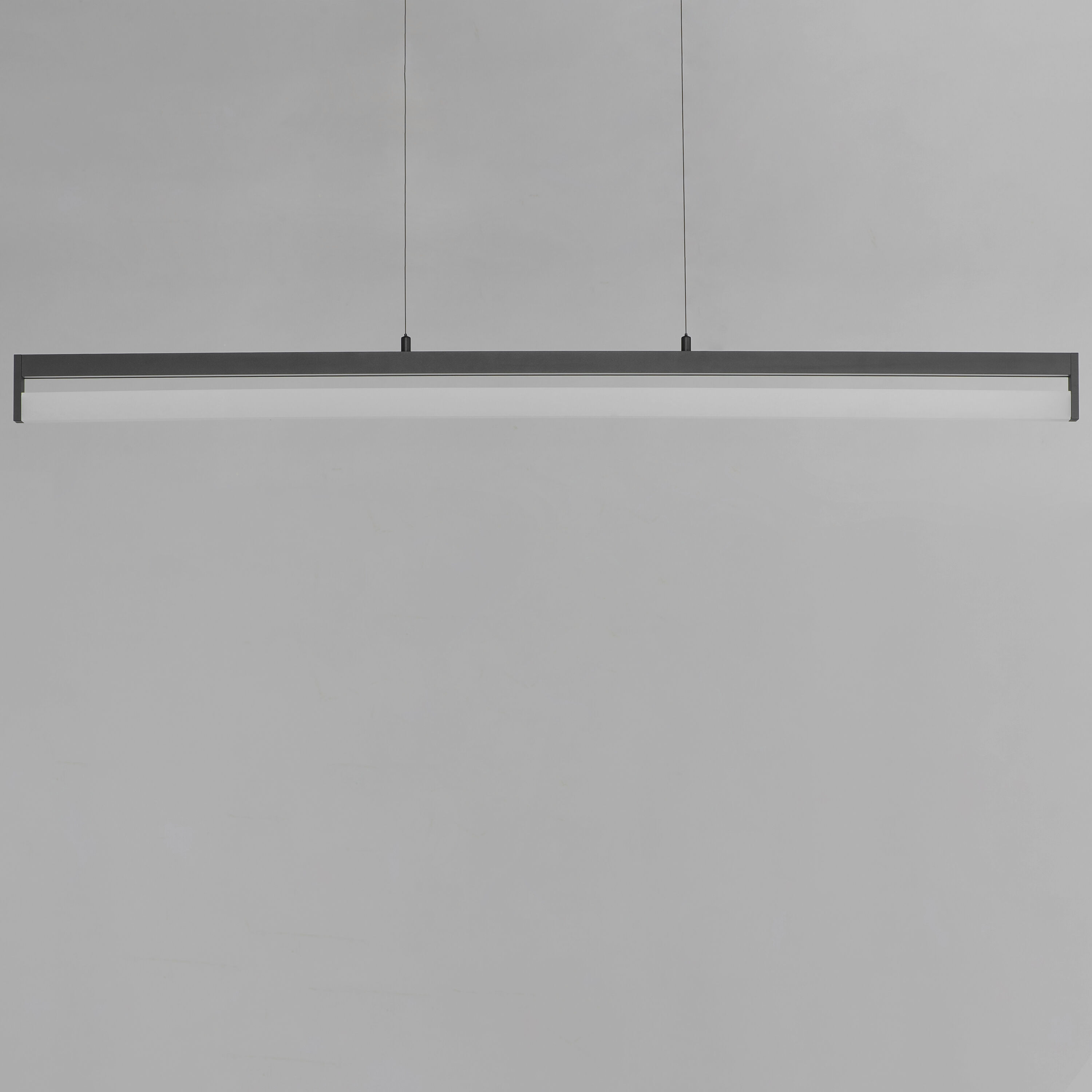 Crossbar LED 1.25 inch Black Single Pendant Ceiling Light